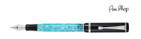 Conklin Duragraph Turquoise Nights / Chrome Plated Vulpennen