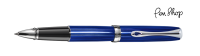 Diplomat Excellence A² Skyline Blue / Chrome Plated Rollerballs