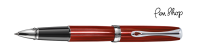 Diplomat Excellence A² Skyline Red / Chrome Plated Rollerballs