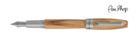 Montegrappa Heartwood Olive / Chrome Plated Vulpennen