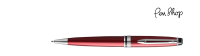 Waterman Expert Red  / Chrome Plated Balpennen