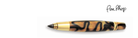 Aurora Limited Edition 'Afrika' Yellow Marbled Resin / Gold Plated Sketchpotloden