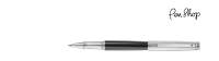 Waldmann Tuscany Black Lacquer / Silver Plated Rollerballs
