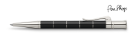 Graf von Faber-Castell Classic Anello Precious Black Resin / Chrome Plated Balpennen