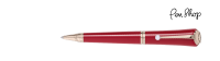Mont Blanc Muses Marylin Monroe / Red / Platinum Plated Balpennen
