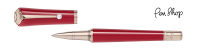 Mont Blanc Muses Marylin Monroe / Red / Platinum Plated Rollerballs