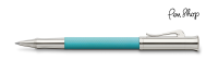 Graf von Faber-Castell Guilloche Colour Concept Turquoise / Chrome Plated Rollerballs