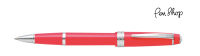 Cross Bailey Light Coral / Chrome Plated Rollerballs