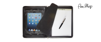 Samsonite Heritage Portfolios Portfolio A4 Removable iPad Inse / Black Leather Portfolio's