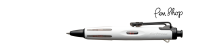 Tombow Air Press Pen White / Fibre Balpennen