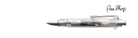 Tombow Air Press Pen Transparent / Fibre Balpennen