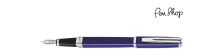 Waterman Exception Slim / Blue / Chrome Plated Vulpennen