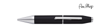 Cross 'X' Charcoal Black / Chrome Plated Rollerballs
