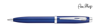 Sheaffer 100 Chrome / Glossy Blue Balpennen