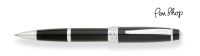 Cross Bailey Black Lacquer / Chrome Plated Rollerballs
