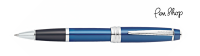 Cross Bailey Blue Lacquer / Chrome Plated Rollerballs