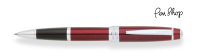 Cross Bailey Red Lacquer / Chrome Plated Rollerballs