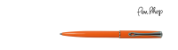 Diplomat Traveller Lumi Orange / Chrome Plated Balpennen