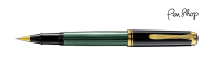 Pelikan Souverän 400 Black / Green / Gold Plated Rollerballs