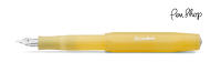 Kaweco Frosted Sport Sweet Banana / Chrome Plated Vulpennen
