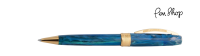 Visconti Van Gogh Wheatfield with Crows / Gold Plated Balpennen