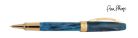 Visconti Van Gogh Wheatfield with Crows / Gold Plated Rollerballs