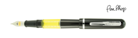 Conklin Heritage Collection Black / Yellow / Chrome Plated Vulpennen