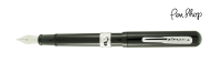 Conklin Heritage Collection Senior Black / Chrome Plated Vulpennen