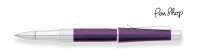 Cross Beverly Violet Lacquer / Chrome Plated Rollerballs
