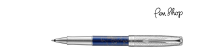 Parker Sonnet Special Editions Atlas Blue Lacquer / Chrome Plated Rollerballs