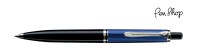 Pelikan Souverän 405 Black / Blue / Silver Plated Vulpotloden