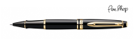 Waterman Expert Black Lacquer / Gold Plated Rollerballs