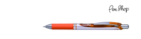 Pentel BL77 Retractable Gelroller Gelroller / Orange Rollerballs