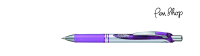 Pentel BL77 Retractable Gelroller Gelroller / Violet Rollerballs