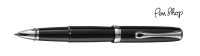 Diplomat Excellence A² Black Lacquer / Chrome Plated Rollerballs