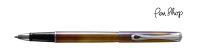 Diplomat Traveller 'Flame' 'Flame' / Chrome Plated Rollerballs