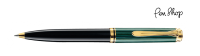 Pelikan Souverän 600 Black / Green / Gold Plated Balpennen