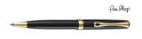 Diplomat Excellence A² Black Lacquer  / Gold Plated Balpennen