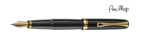 Diplomat Excellence A² Black Lacquer  / Gold Plated Vulpennen