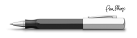 Faber-Castell Ondoro Black Graphite / Chrome Plated Rollerballs