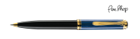 Pelikan Souverän 800 Black / Blue / Gold Plated Balpennen