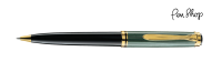 Pelikan Souverän 800 Black / Green / Gold Plated Balpennen