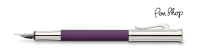 Graf von Faber-Castell Guilloche Colour Concept Violet Blue / Chrome Plated Vulpennen