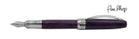 Visconti Hall of Music Collection Purple / 'Pop' / Chrome Plated Vulpennen