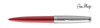 Waterman Embléme  Red / Chrome Plated Balpennen