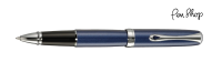 Diplomat Excellence A² Midnight Blue / Chrome Plated Rollerballs