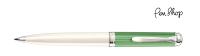 Pelikan Souverän 605 Green-White Green-White / Chrome Plated Balpennen