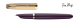 51 Deluxe / Plum / Gold Plated
